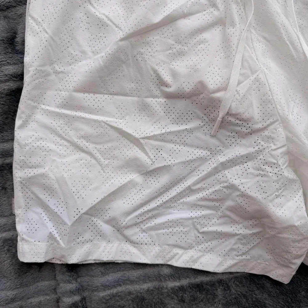 White Hall of Fame running shorts